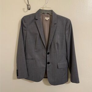 J Crew Size 4 charcoal grey suit jacket